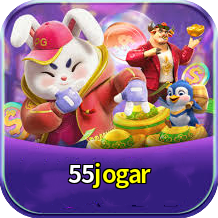 Imagem promocional da 55jogar mostrando a plataforma e suas vantagens